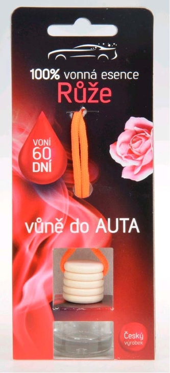 Vůně do auta v lahvičce 5ml  RŮŽE