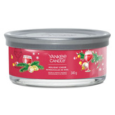 YANKEE CANDLE Holiday Cheer svíčka 340g / 5 knotů (Signature tumbler střední )