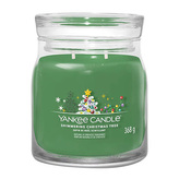 YANKEE CANDLE Shimmering Christmas Tree svíčka 368g /2 knoty (Signature střední)