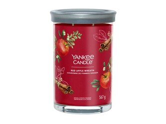 YANKEE CANDLE Red Apple Wreath svíčka 567g / 2 knoty (Signature velký)