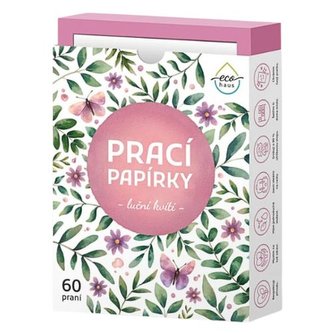 EcoHaus Prací papírky luční kvítí 60 ks