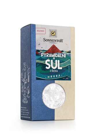 Sonnentor Pyramidální sůl z Řecka 65 g
