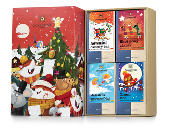 Sonnentor Dárková kazeta čajová – Kouzelné Vánoce