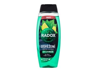Radox Refreshment Sprchový gel Menthol And Citrus 3-in-1 Shower Gel 450 ml pro muže