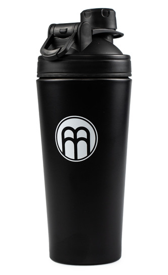 BrainMax Kovový shaker (šejkr), černý, verze 2023
