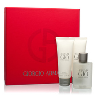 Armani Acqua di Gio Man Dárková sada Toaletní voda 50 ml, After Shave Balsam ( balzám po holení ) Acqua di Gio Man 75 ml a sprchový gel Acqua di Gio Man 75 ml
