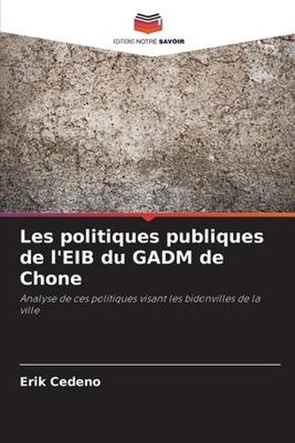 Les politiques publiques de l'EIB du GADM de Chone