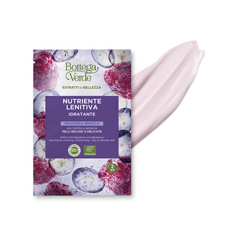 Bottega Verde EXTRAKTY PRO KRÁSU Borůvka a Malina - Zábalová maska, 8ml