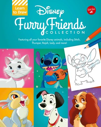 Learn to Draw Disney Furry Friends Collection: Featuring All Your Favorite Disney Animals, Including Stitch, Thumper, Rajah, Lad