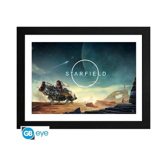 Obraz v rámu Starfield - Landing