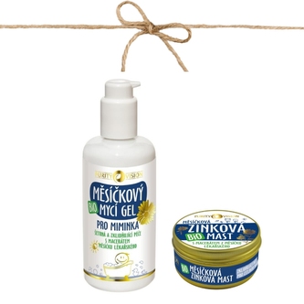 Mycí sada na přebalování Purity Vision (Mycí gel a zinková mast)