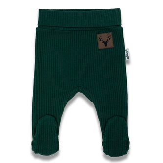 Kojenecké bavlněné polodupačky Nicol Bambi zelená - velikost 80 (9-12m)