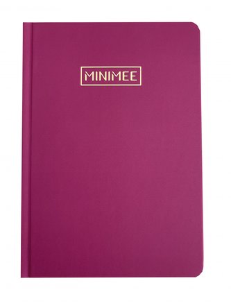 Tečkovaný zápisník MINIMEE 140g - Malinový
