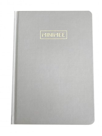 Tečkovaný zápisník MINIMEE 140g - Světle šedý