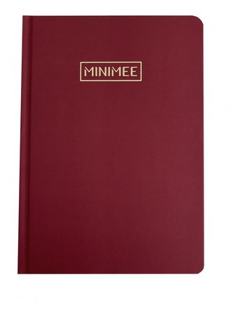 Tečkovaný zápisník MINIMEE 140g - Bordó