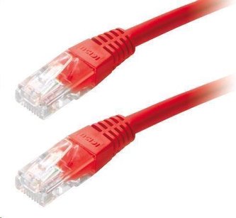 XtendLan patch kabel Cat6, UTP - 3m, červený