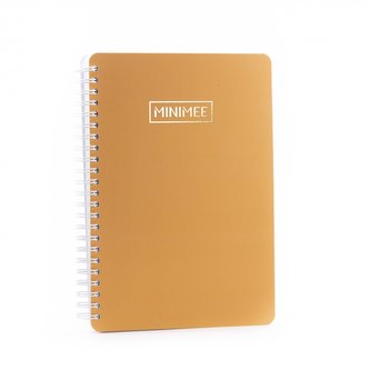 Tečkovaný zápisník MINIMEE - hořčicová
