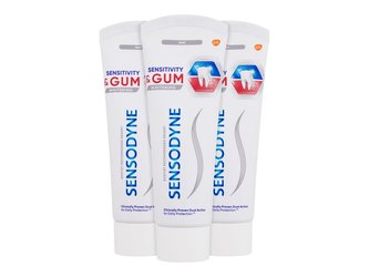 Sensodyne Sensitivity & Gum Zubní pasta Whitening 1 balení Trio unisex