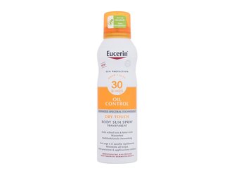 Eucerin Sun Oil Control Opalovací přípravek na tělo Body Sun Spray Dry Touch 200 ml SPF30 unisex