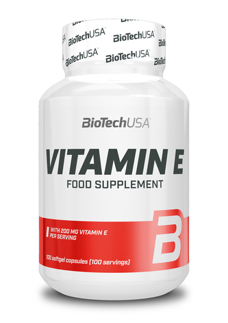 BioTech USA Vitamín E 100 kapslí