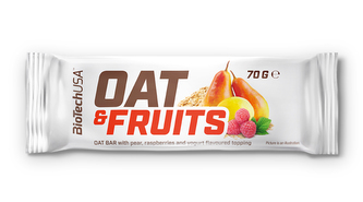 BioTech USA Oat and Fruits 70g jogurt/hruška/malina