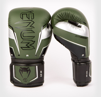 Boxerské rukavice VENUM Elite EVO khaki 10oz
