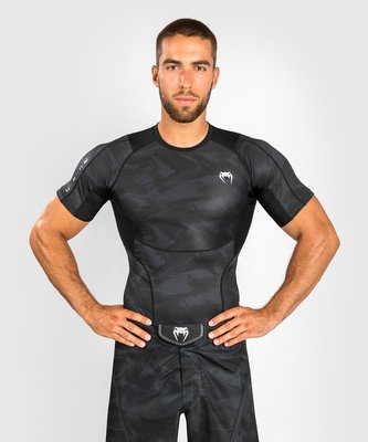 Rashguard Venum Electron 3.0 krátký rukáv černá XL