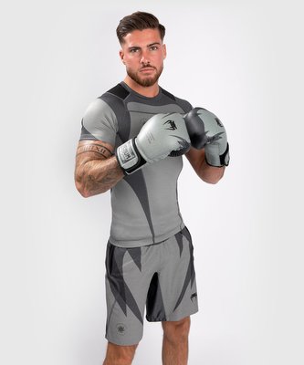 Rashguard Venum Stone krátký rukáv mineral green XL