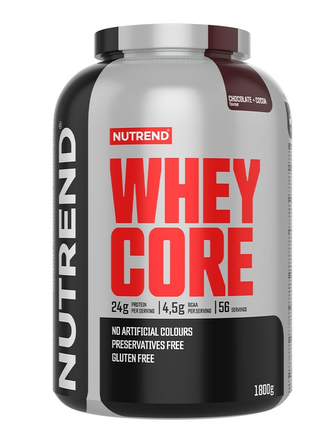 Nutrend WHEY CORE - jahoda 1800g