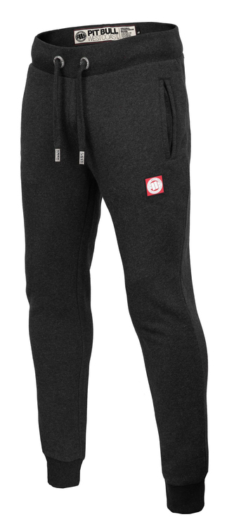 Tepláky Pitbull West Coast Moss Hilltop tmavě šedý melír XXL