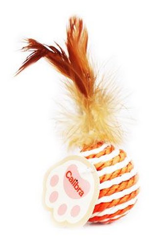 Calibra - hračka balónek s peříčky pro kočky