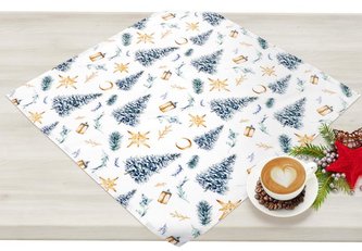 Ubrus  VÁNOCE - vánoční stromek - 50x50 cm