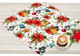 Ubrus  VÁNOCE - vánoční hvězda - 50x50 cm