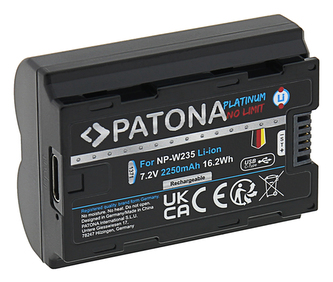 Aku Fuji NP-W235 2250mAh Li-Ion Platinum USB-C nabíjení X-T4