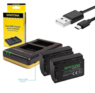 Nabíječka Foto Dual Sony NP-FZ100+2x aku 2250 mAh