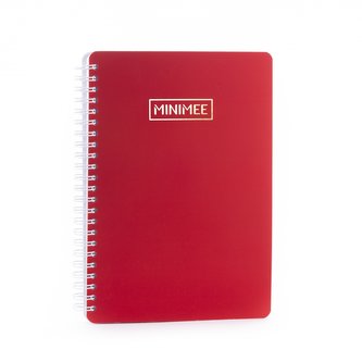 Tečkovaný zápisník MINIMEE - jahodová