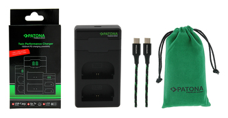 Rychlonabíječka Dual Canon LP-E6 +kabel