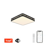 Immax NEO LITE PERFECTO Smart stropní svítidlo čtverec 30cm, 24W černé Tuya WiFi