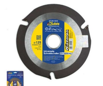 Kotouč pilový  pro úhlové brusky UNIVERSAL 125*22.2 (20.0) mm, YG8C | 07-05-1203