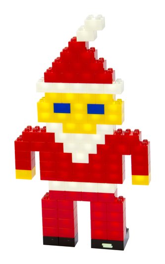 LIGHT STAX SHOW CASE SANTA CLAUS - DUPLO®-komp LIGHT STAX SHOW CASE SANTA CLAUS - DUPLO®-komp