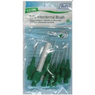 Tepe Interdental Brush Normal ( 0,8 mm green 8 ks ) - Mezizubní kartáčky pro ženy