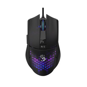 A4tech BLOODY L65 Max Honeycomb, podsvícená herní myš, 12000 DPI, černá, USB