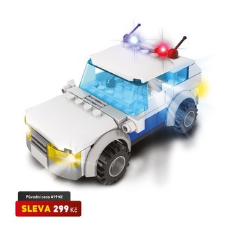 LIGHT STAX HYBRID Flashing Police Car LIGHT STAX HYBRID Flashing Police Car