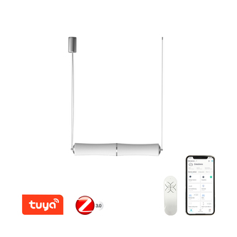 Immax NEO BAMBOOS Smart závěsné svítidlo 90cm 30W bílé Zigbee 3.0