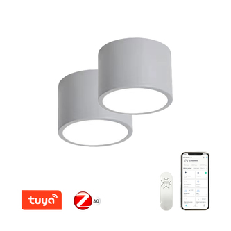 Immax NEO sada 2x RONDATE Smart stropní svítidlo 15cm 12W šedé Zigbee 3.0 + DO Immax NEO sada 2x RONDATE Smart stropní svítidlo 15cm 12W šedé Zigbee 3.0 + DO