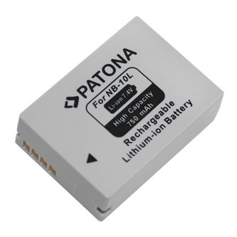 Aku Canon NB10l 750mAh Li-Ion