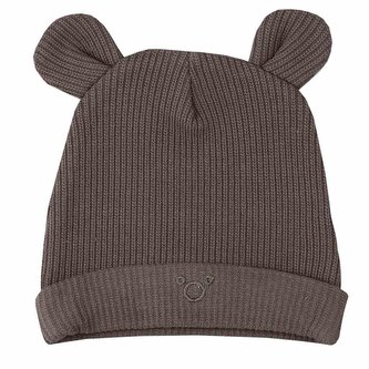 Kojenecká čepička Koala Pure brown - velikost 68 (4-6m)