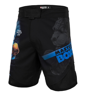 MMA šortky Pitbull West Coast MASTERS OF BOXING HILLTOP S