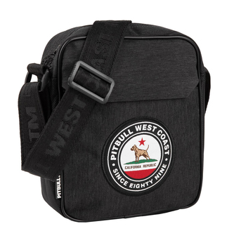 Pánská taška přes rameno Pitbull West Coast CIRCAL DOG matná černá