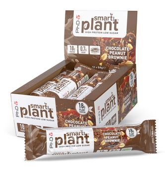 PhD Smart Bar Plant 64g - čokoláda/arašídy/brownie
